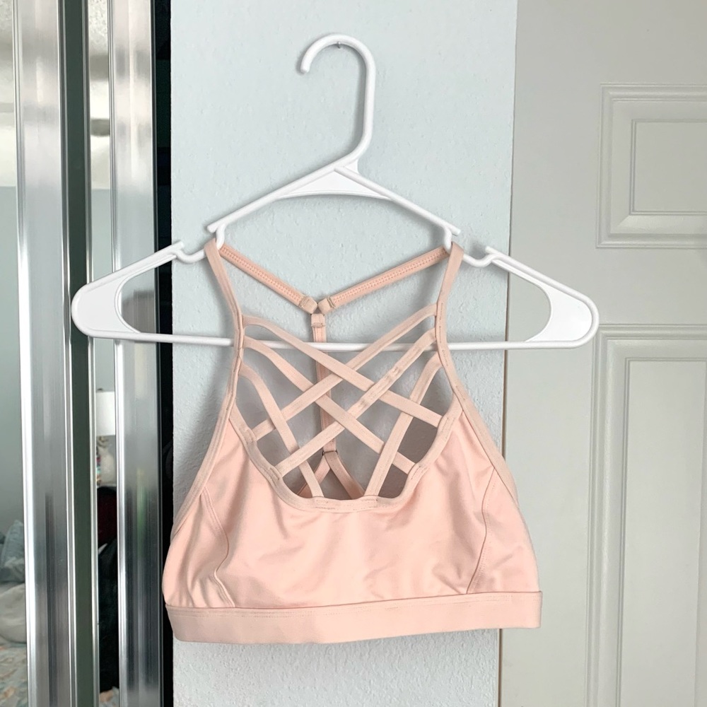 Pink Sports Bra